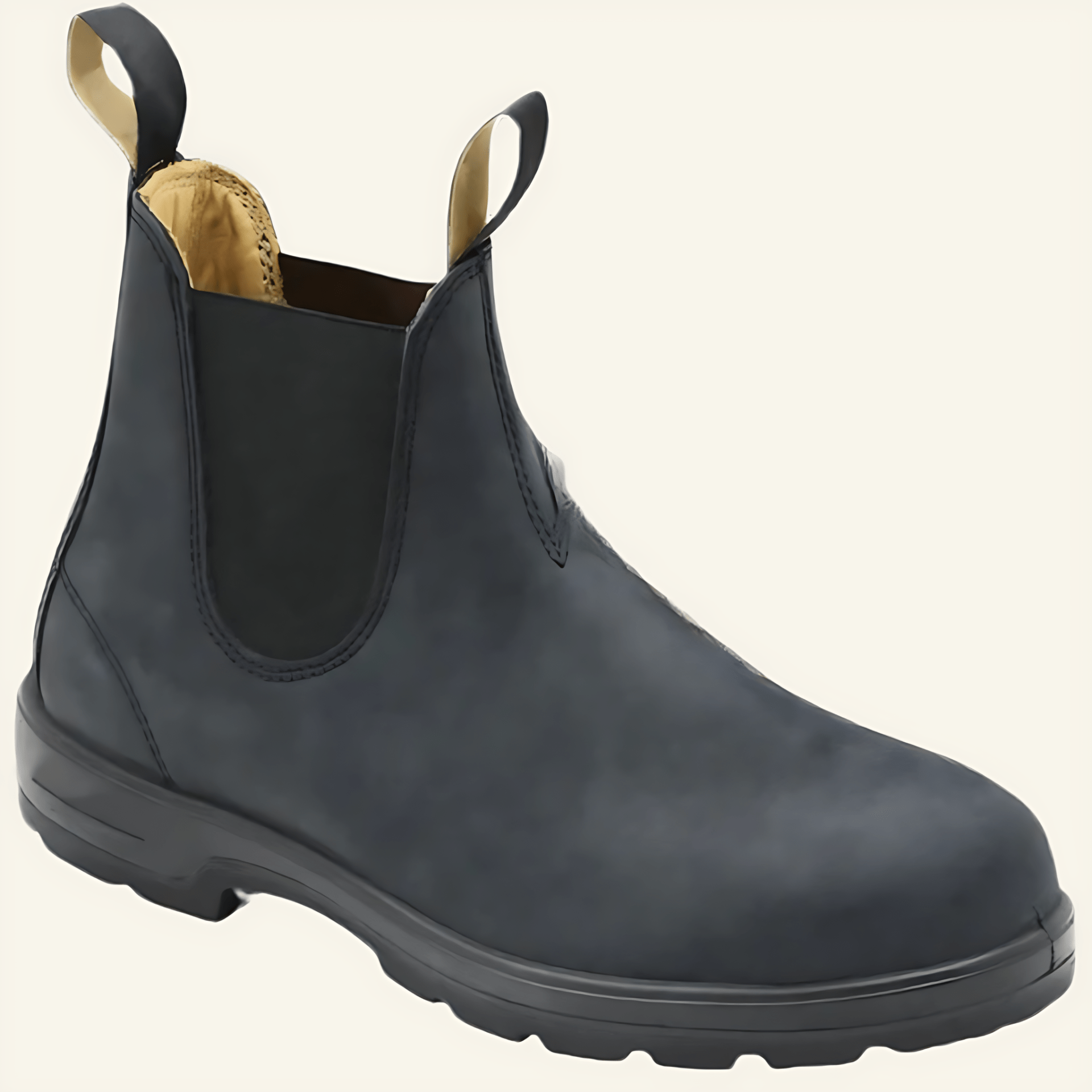 Classic Black Chelsea Leather Boots - OutfitLondon