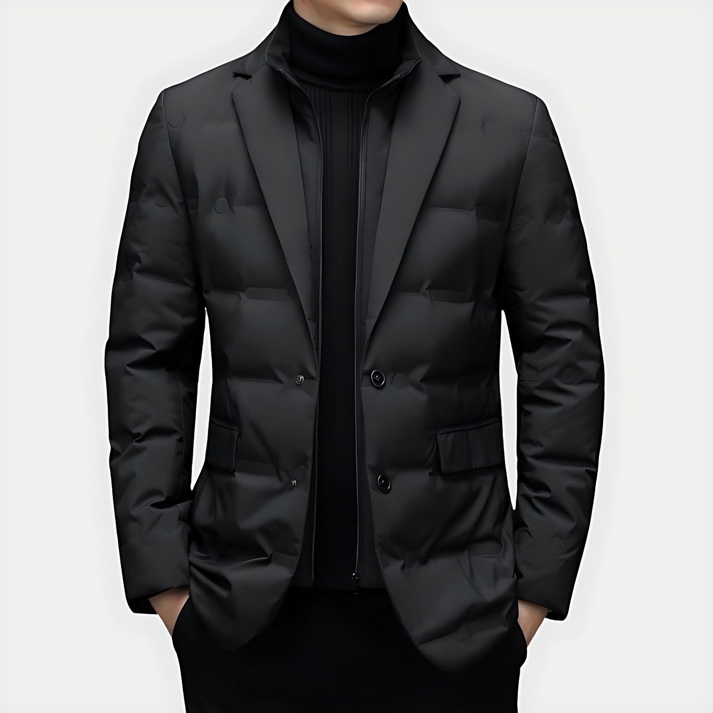 Warm Water Repellent Mens Padded Jacket - OutfitLondon