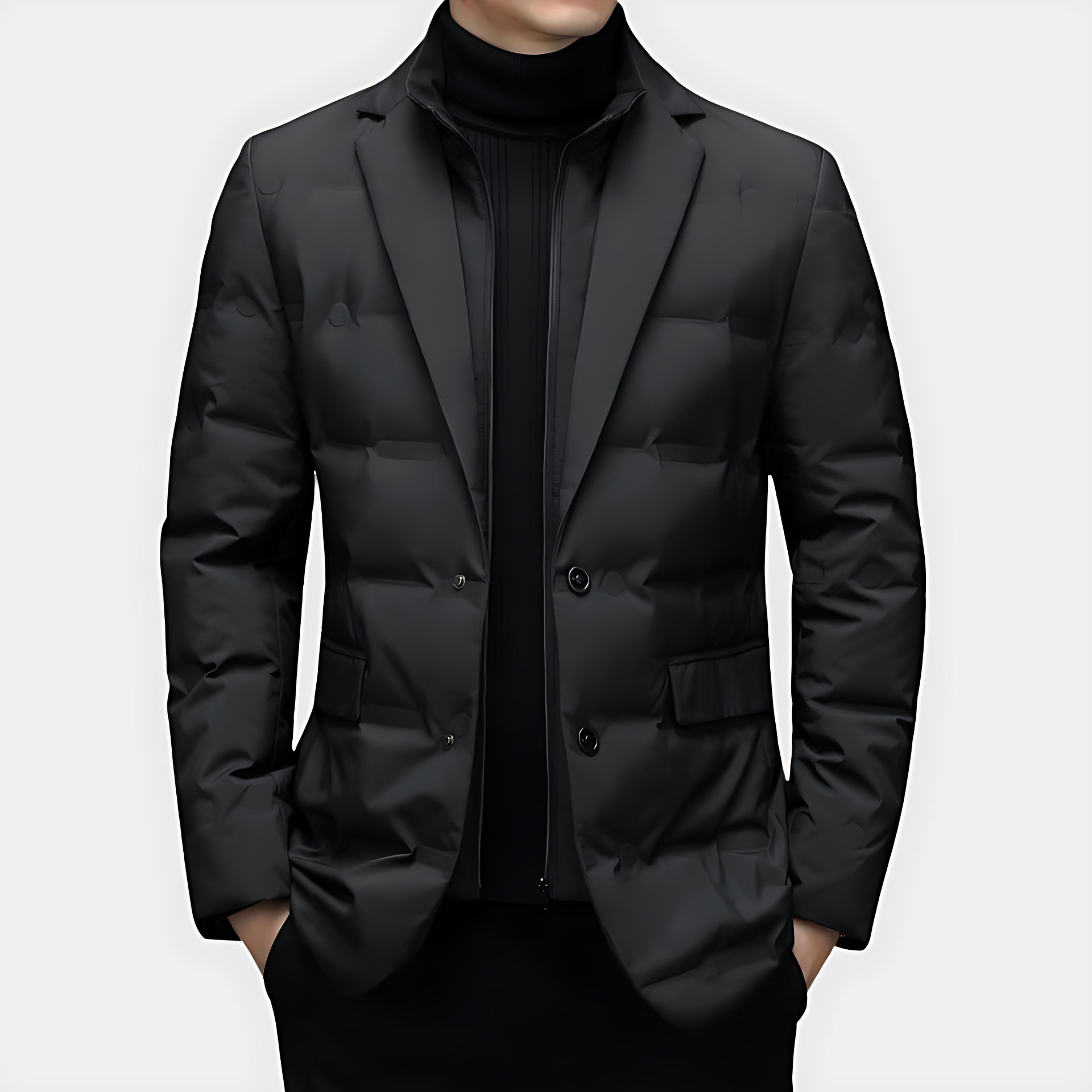 Warm Water Repellent Mens Padded Jacket - OutfitLondon