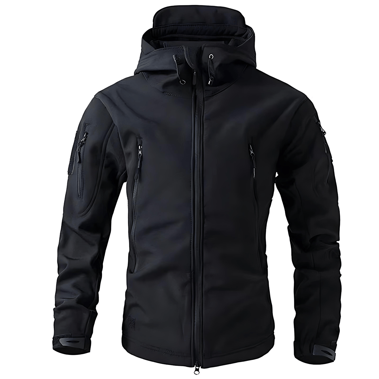 Slim Fit Water Resistant Softshell Jacket - OutfitLondon