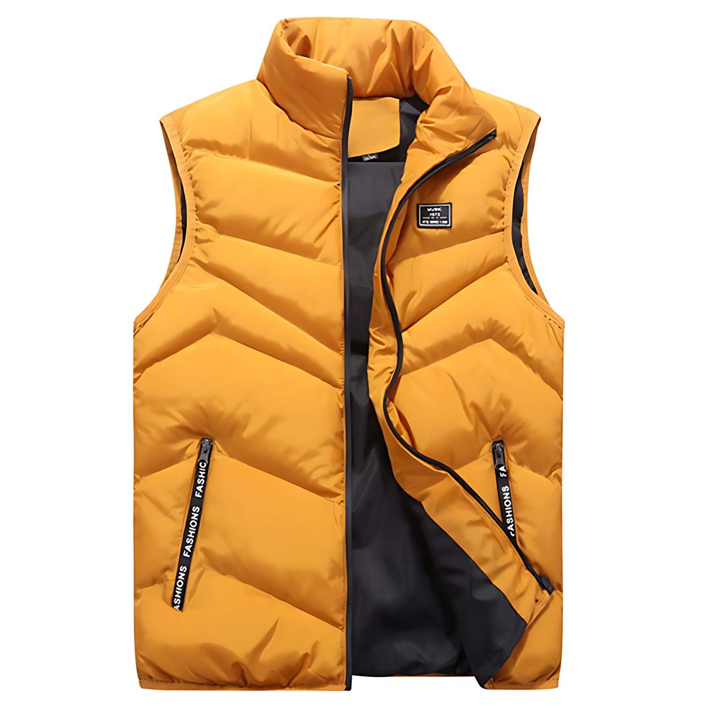 Men's Warm Quilted Sleeveless Down Vest - OutfitLondon