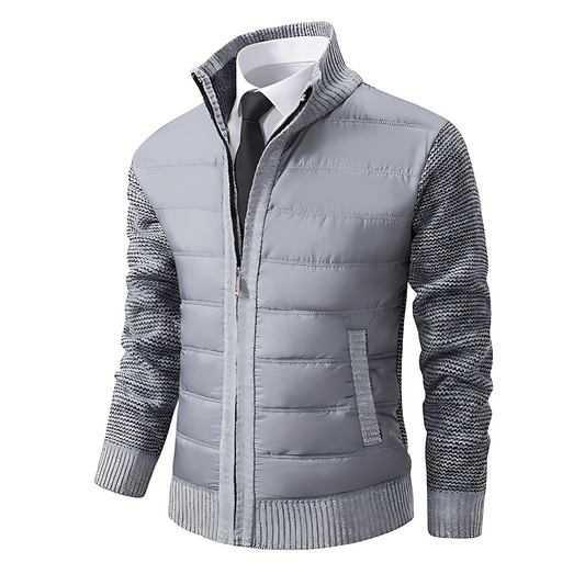 Stylish Quilted Water Resistant Hybrid Jacket - OutfitLondon
