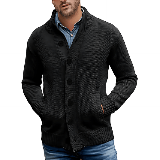 Stylish Pocket Cardigan Sweater - OutfitLondon