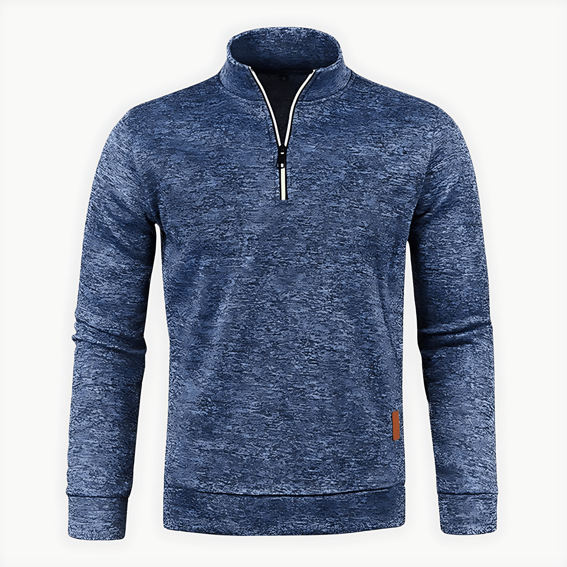 Relaxed Fit Quarter Zip Fleece Pullover - OutfitLondon