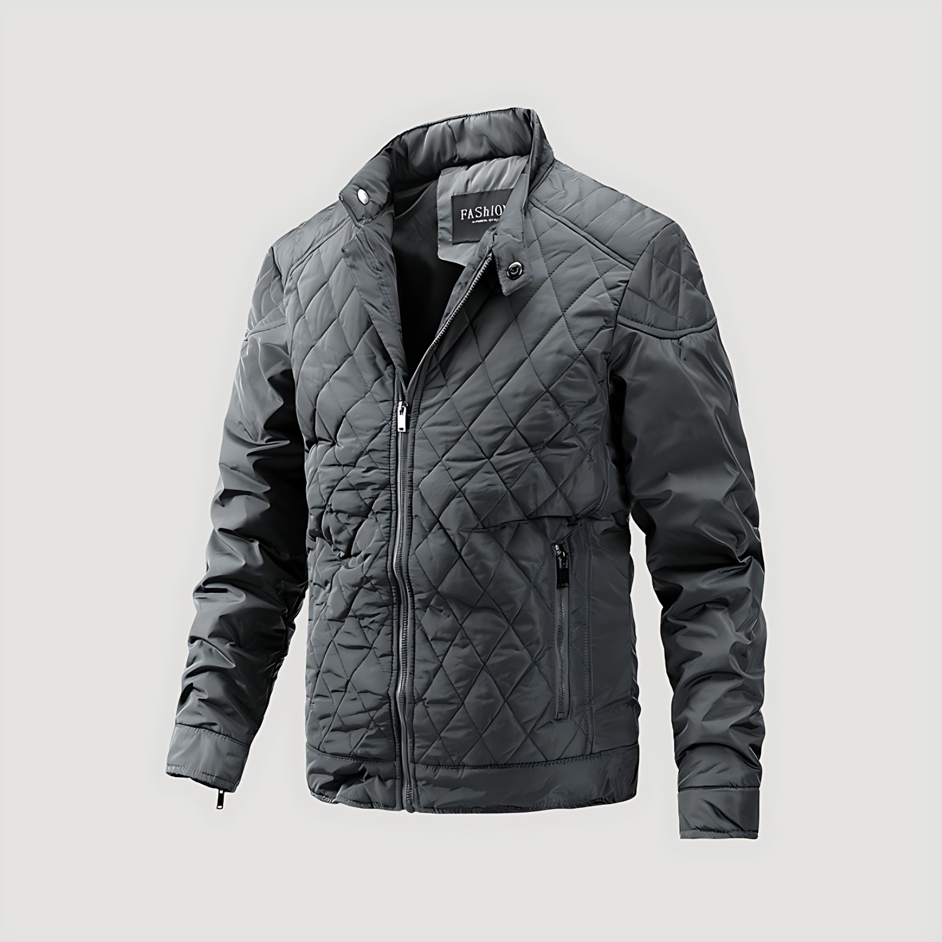 Warm Insulated Quilted Parka Coat for Men - OutfitLondon