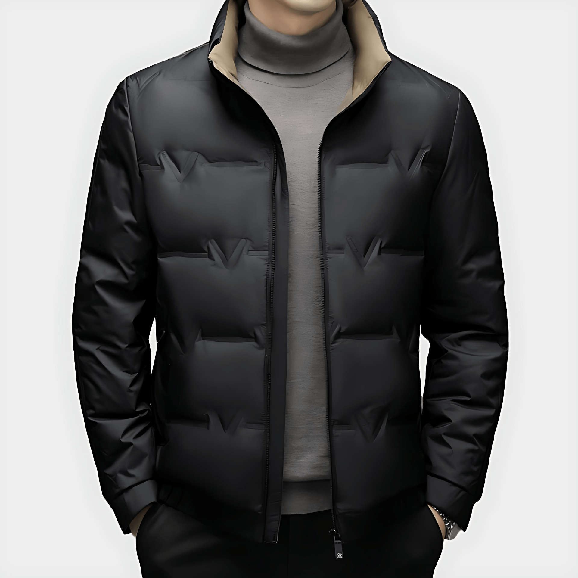 Warm Quilted Padded Puffer Parka Jacket - OutfitLondon