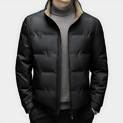 Warm Quilted Padded Puffer Parka Jacket - OutfitLondon