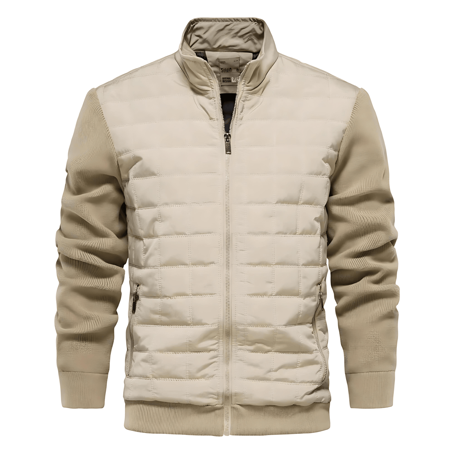 Warm Padded Zip Up Bomber Jacket - OutfitLondon