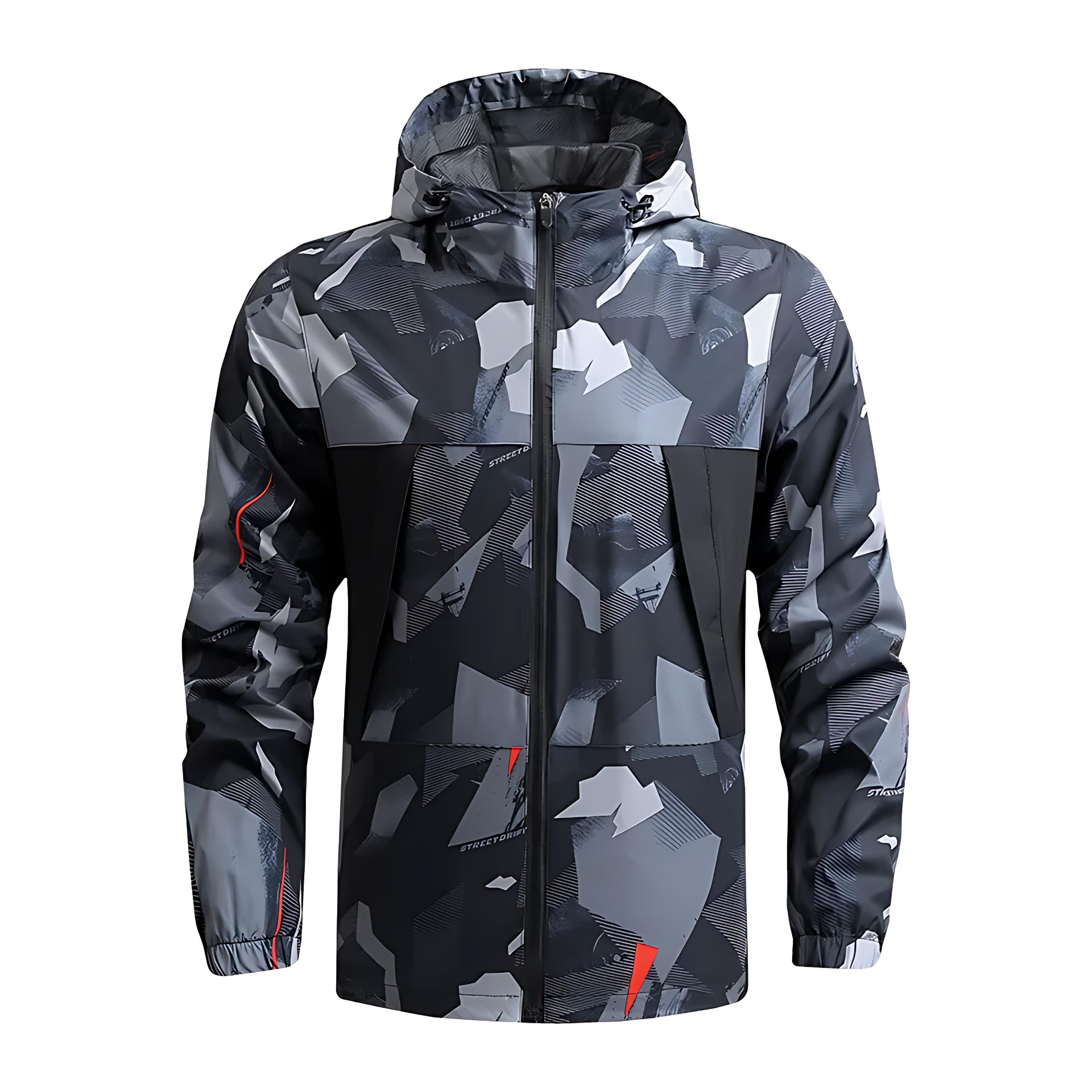 Classic Fit Hooded Sports Jacket - OutfitLondon