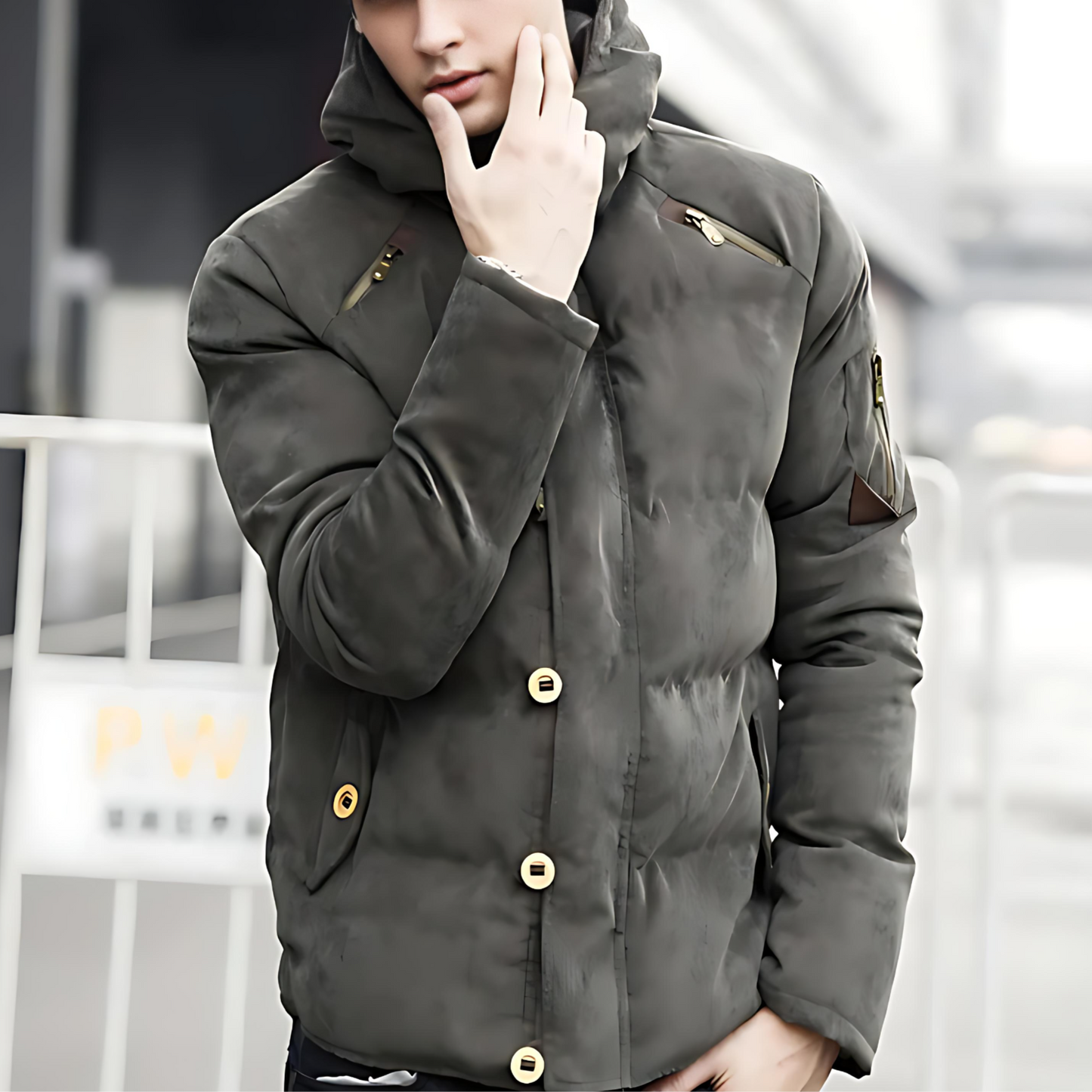 Warm Padded Waterproof Parka Coat - OutfitLondon