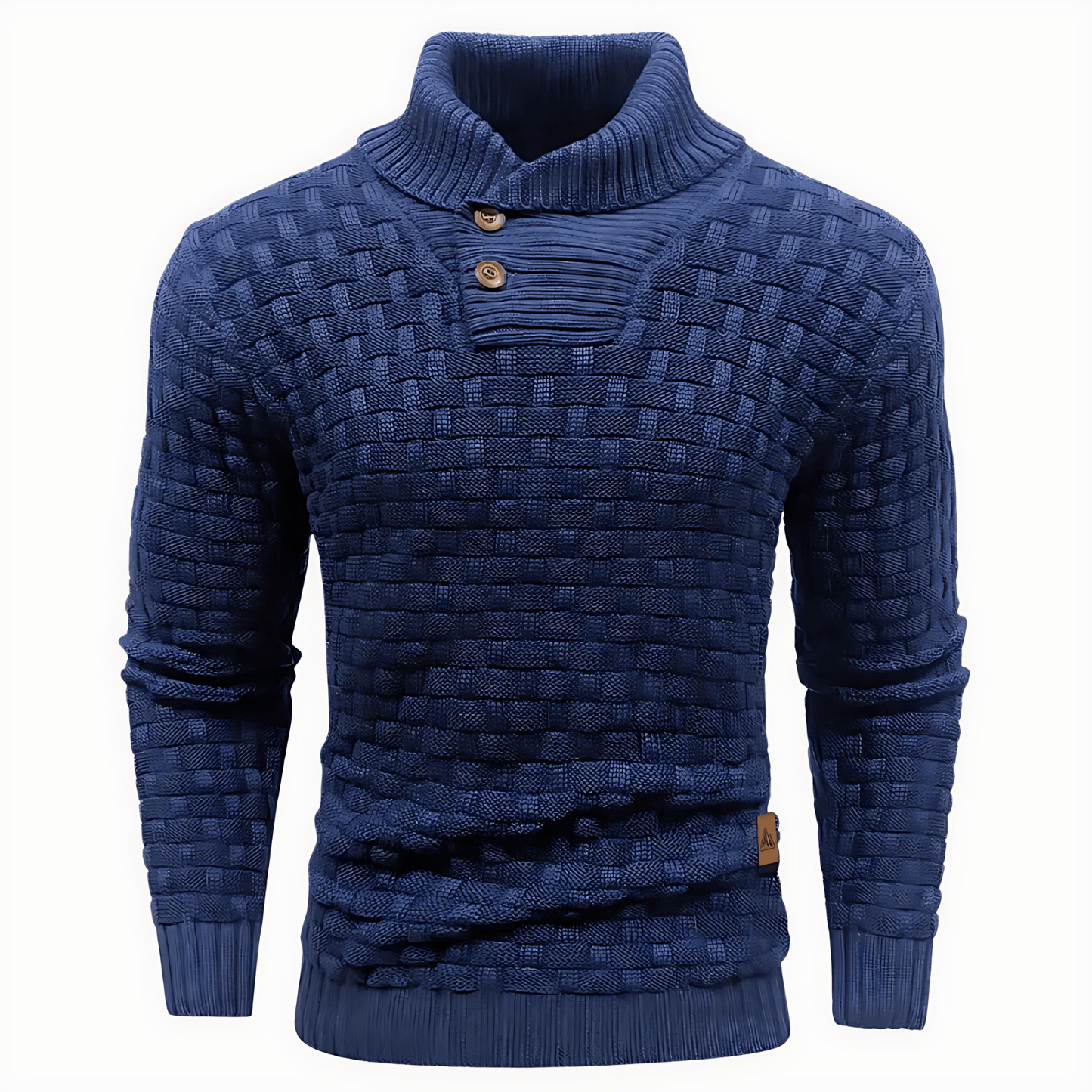 Soft Crew Neck Cable Knit Sweater - OutfitLondon
