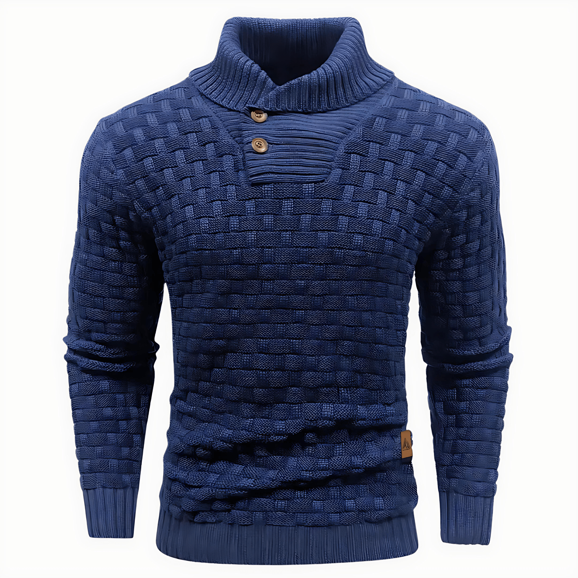 Soft Crew Neck Cable Knit Sweater - OutfitLondon