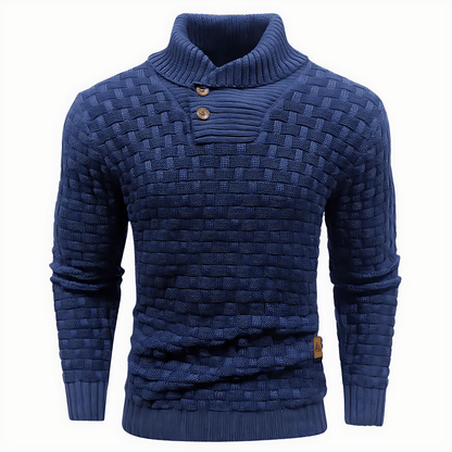 Soft Crew Neck Cable Knit Sweater - OutfitLondon