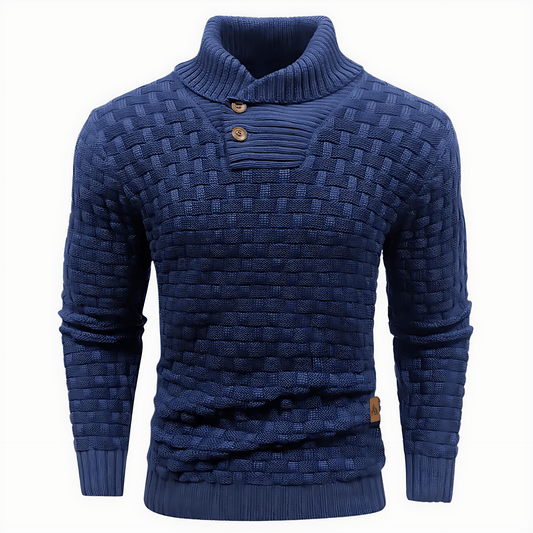 Soft Crew Neck Cable Knit Sweater - OutfitLondon