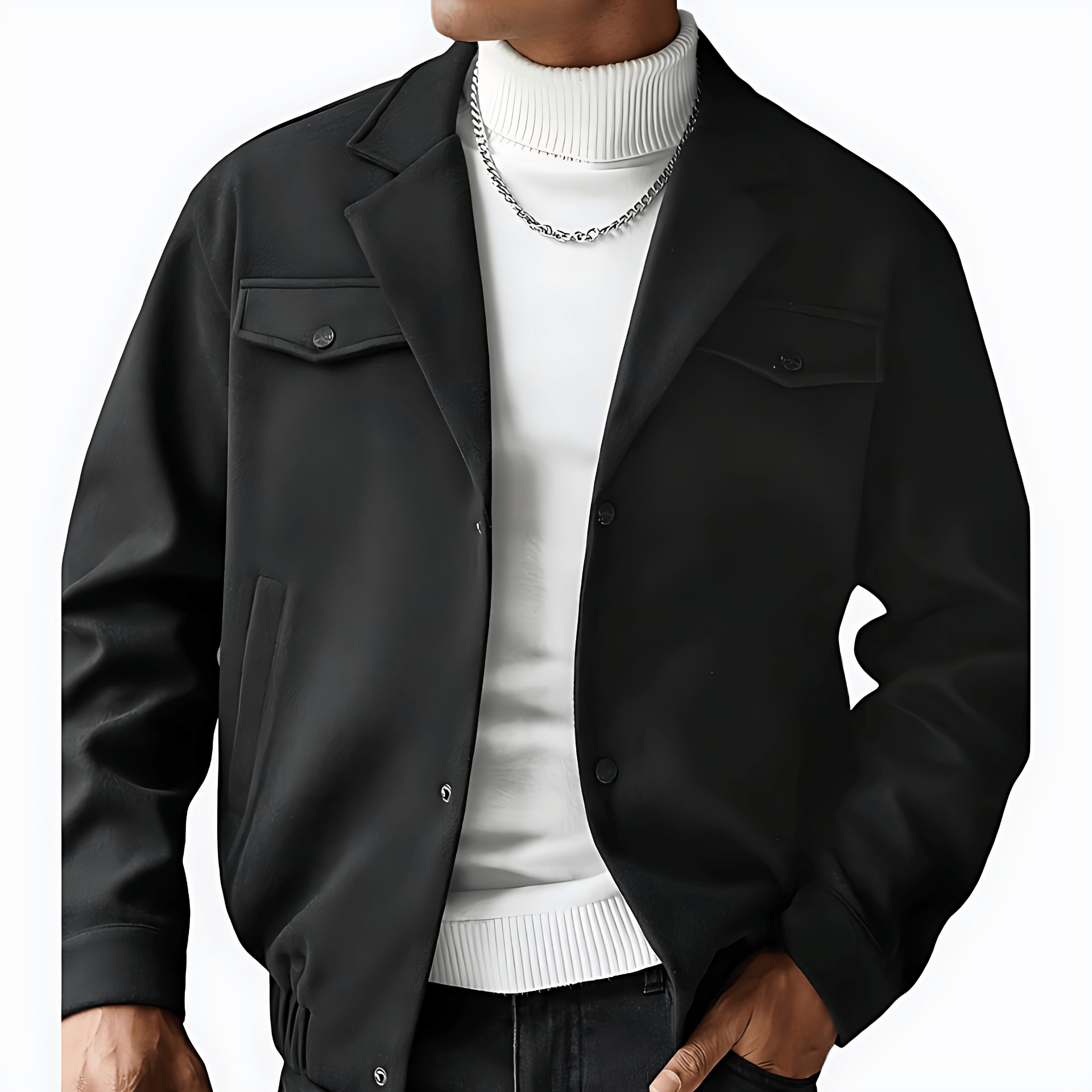 Slim Fit Water Resistant Winter Coat - OutfitLondon