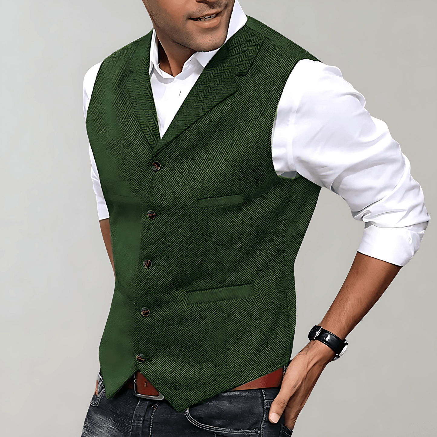 Stylish Mens Waistcoat Vest - OutfitLondon