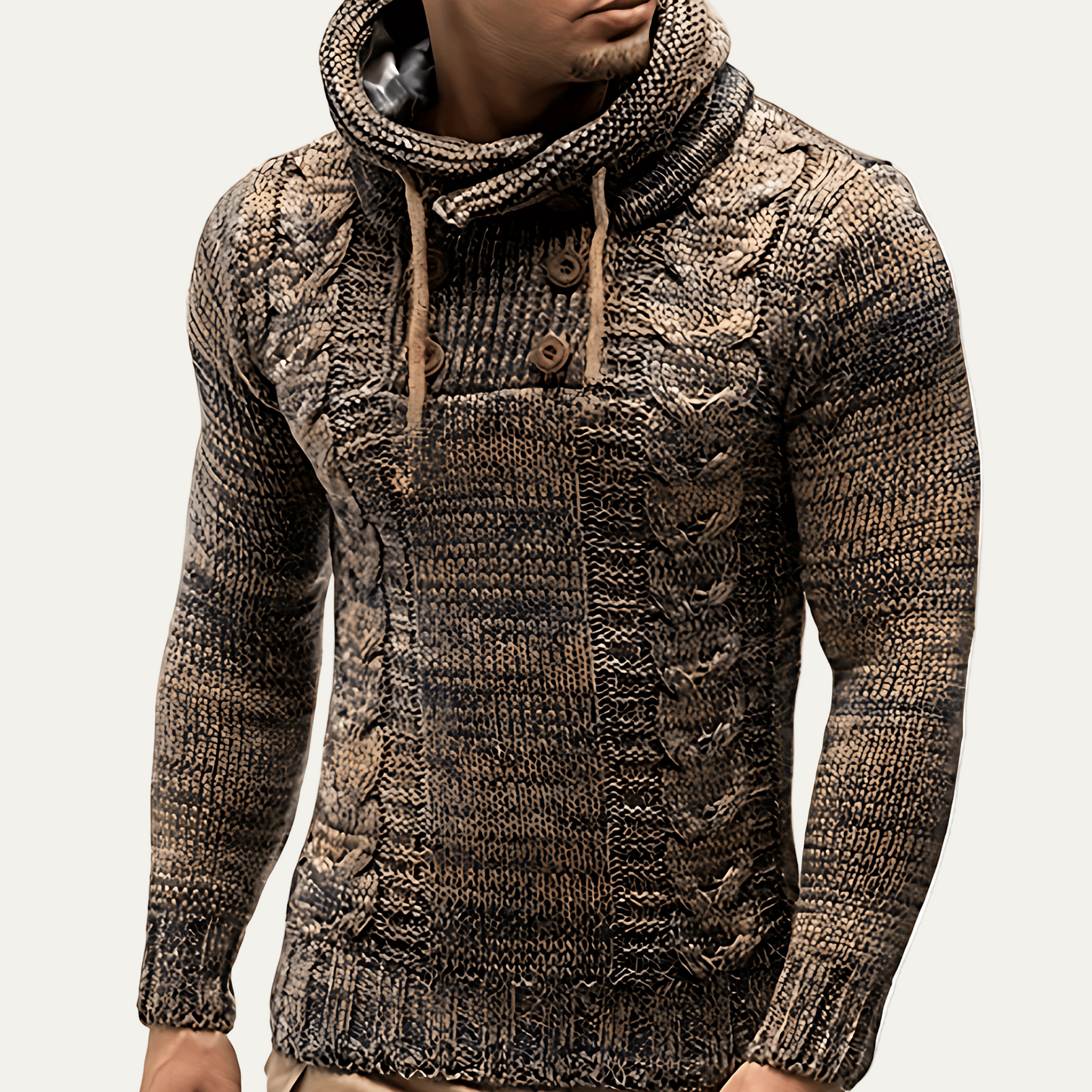 Classic Crew Neck Men's Knit Sweater - OutfitLondon