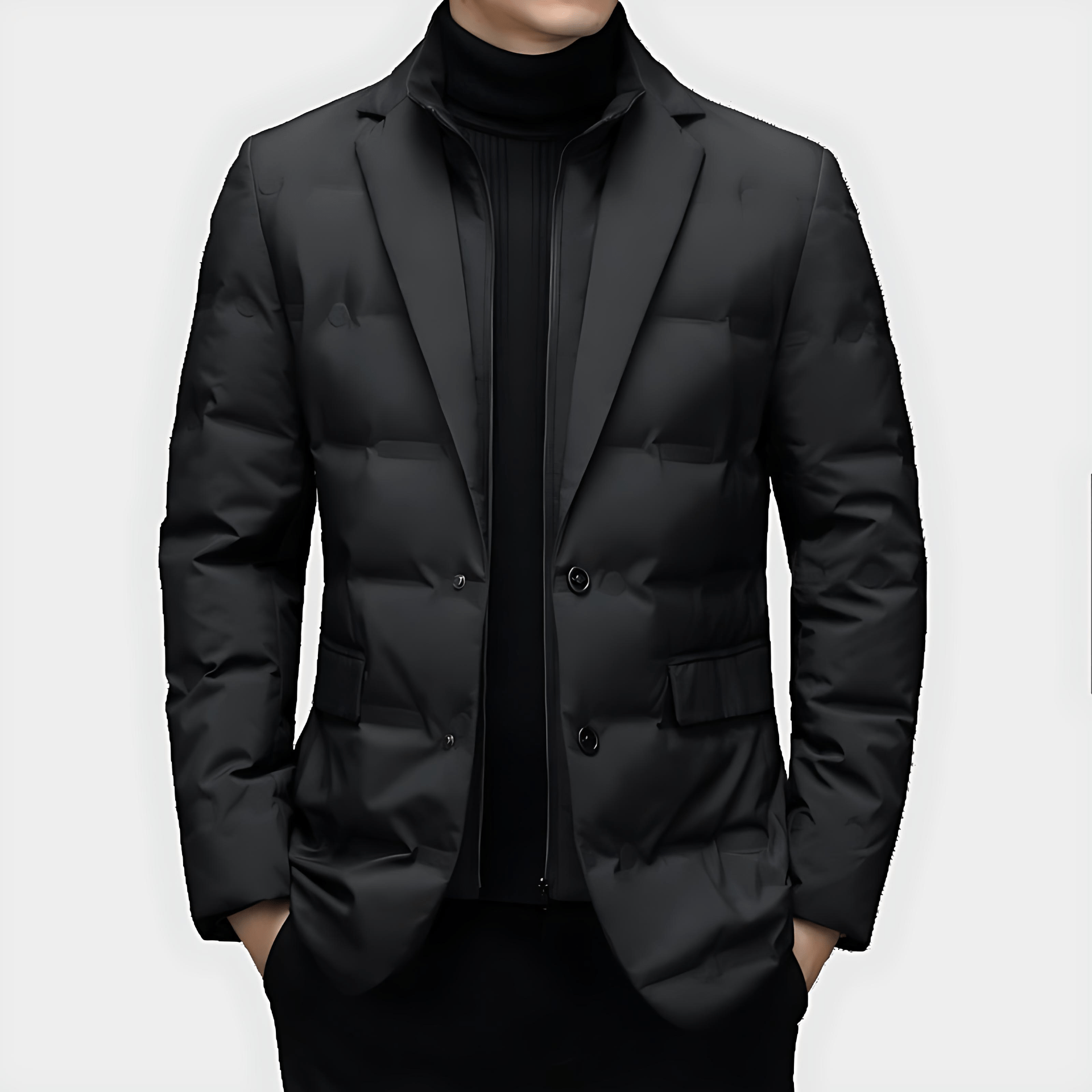 Men's Insulated Padded Waterproof Parka Jacket - OutfitLondon