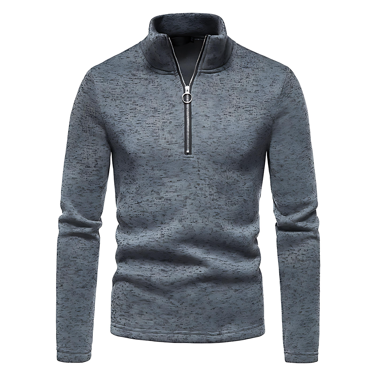 Warm High Neck Fleece Sweater - OutfitLondon