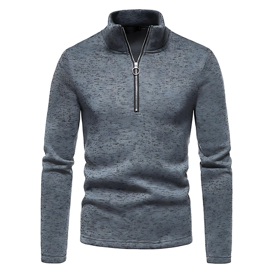 Warm High Neck Fleece Sweater - OutfitLondon