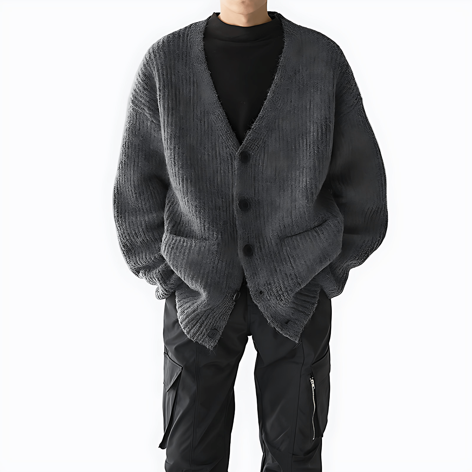 Fashionable Thick Knit Winter Jacket - OutfitLondon