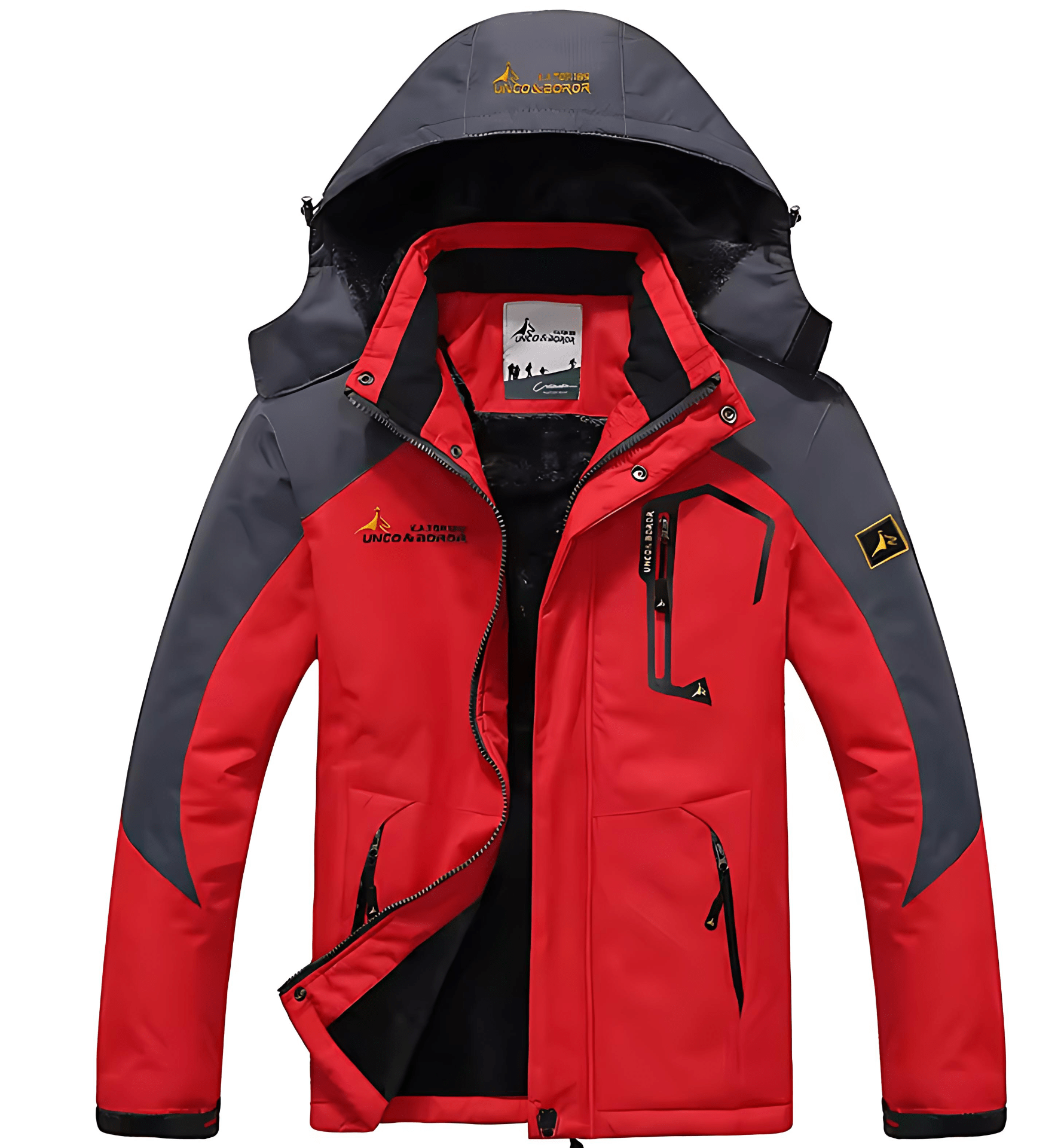 Warm Waterproof Ski Hoodie Jacket - OutfitLondon