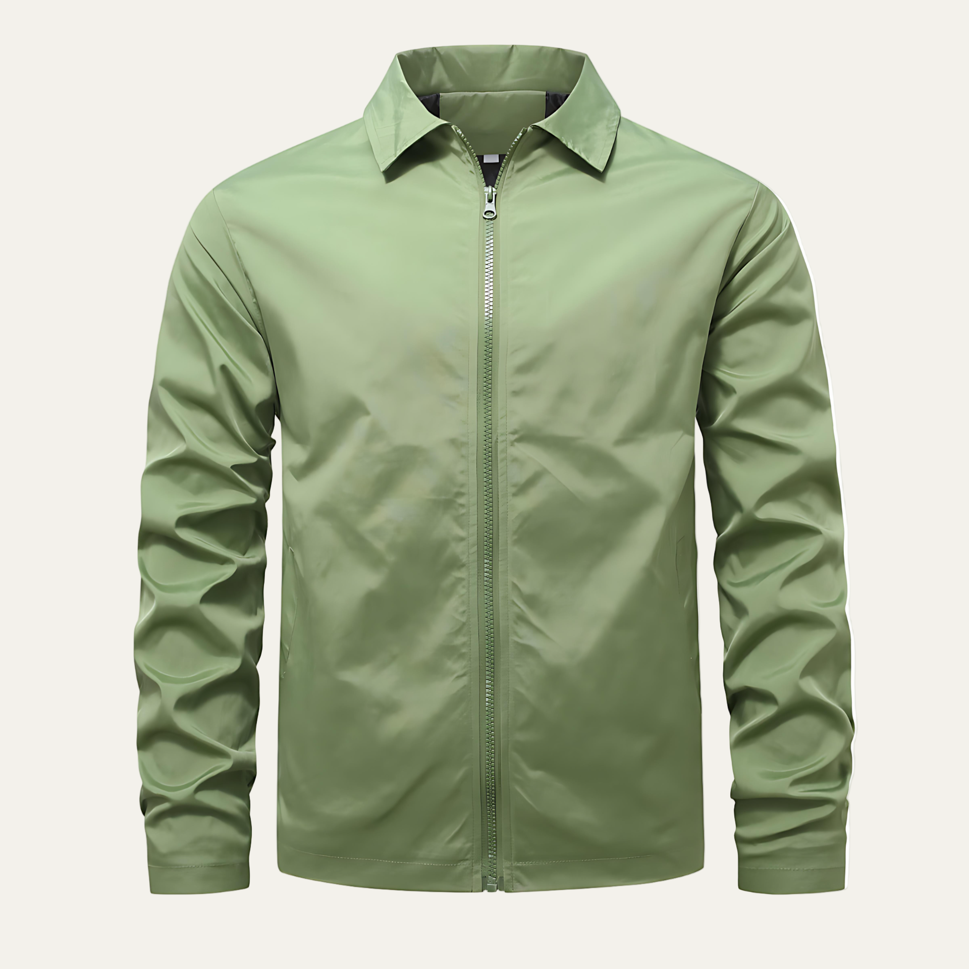 Slim Water Resistant Men's Windbreaker Jacket - OutfitLondon