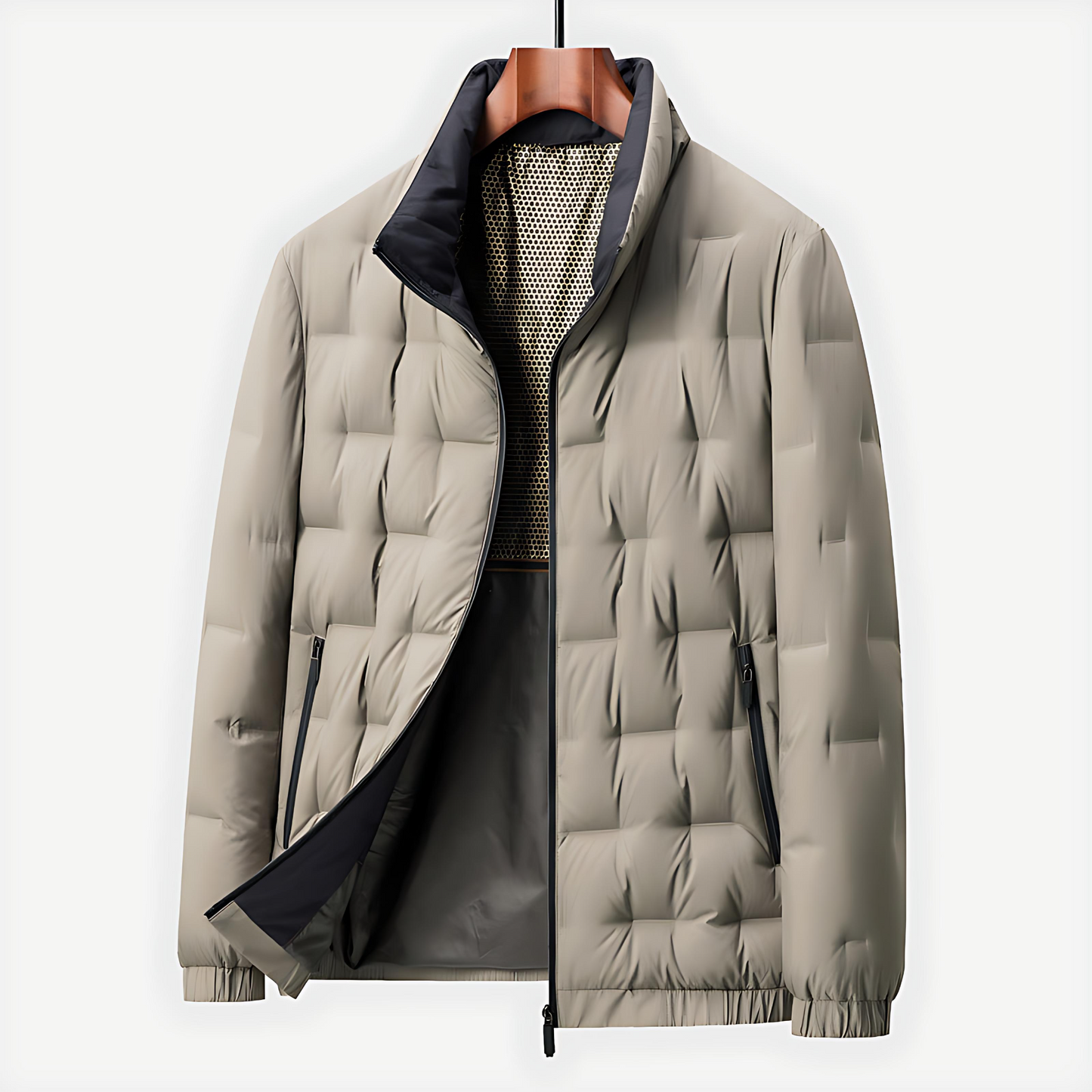 Slim Fit Waterproof Puffer Coat for Men - OutfitLondon
