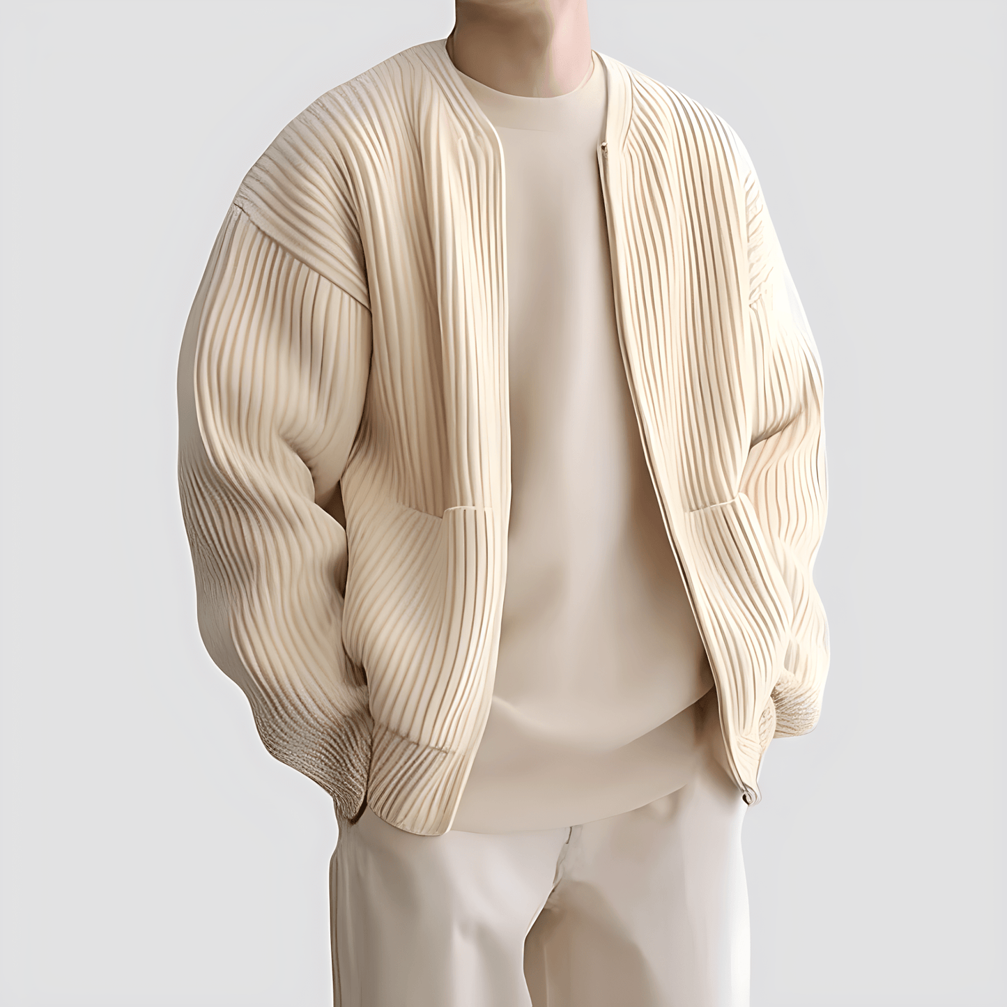 Cozy Oversized Open Cardigan - OutfitLondon