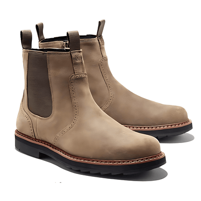 Men's Smart Leather Chelsea Ankle Boots - OutfitLondon