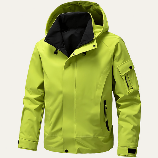 Waterproof Men's Hooded Outdoor Coat - OutfitLondon