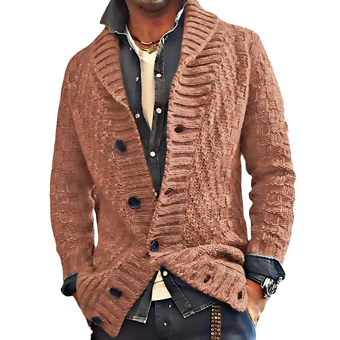 Cozy Soft Knit Winter Cardigan - OutfitLondon