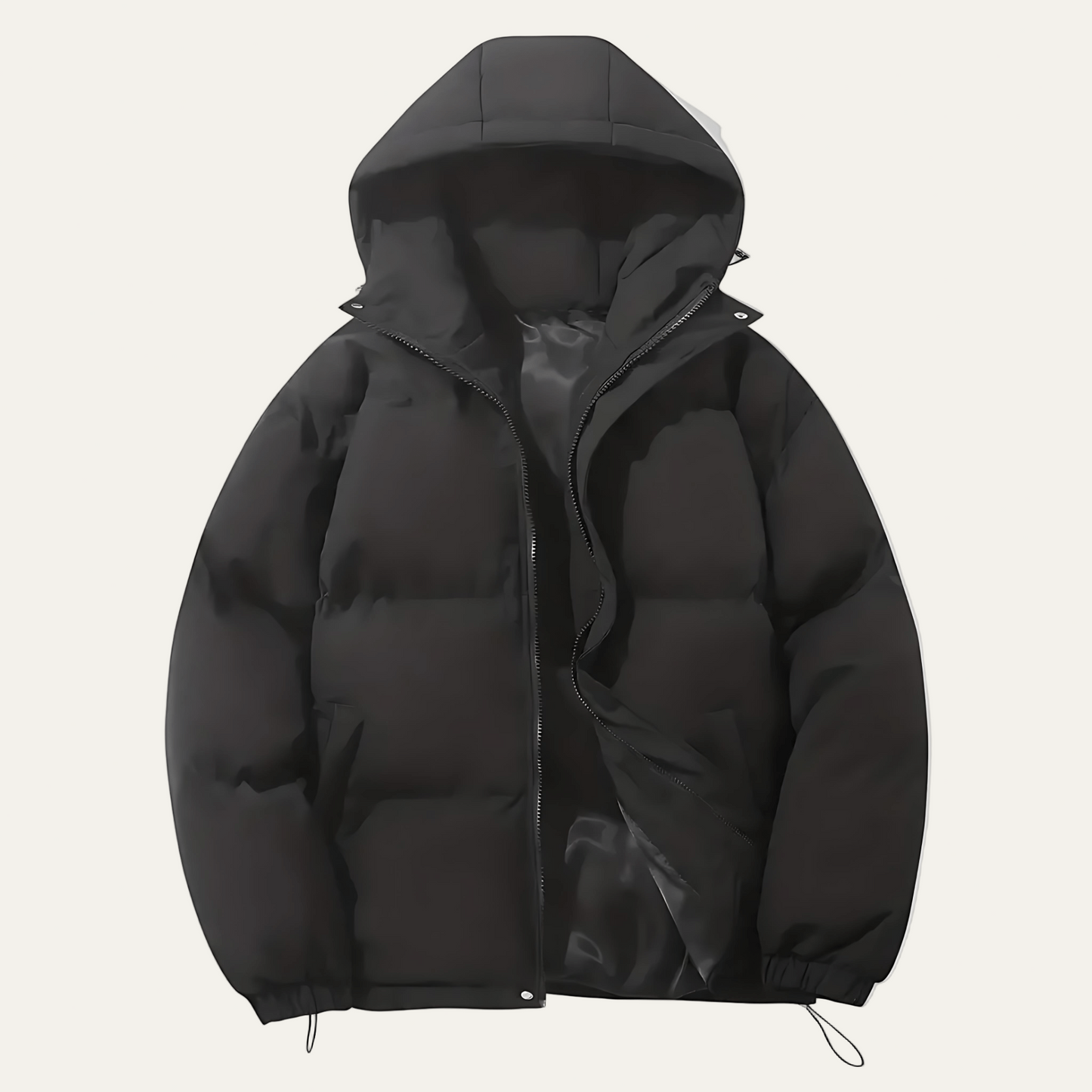 Warm Waterproof Puffer Parka Jacket - OutfitLondon