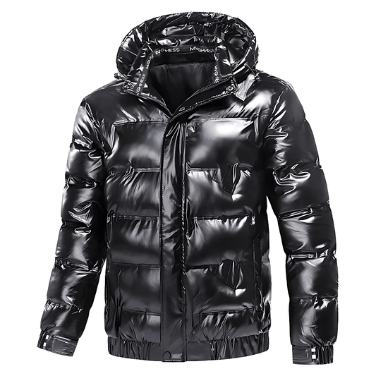 Warm Waterproof Down Hooded Winter Coat - OutfitLondon