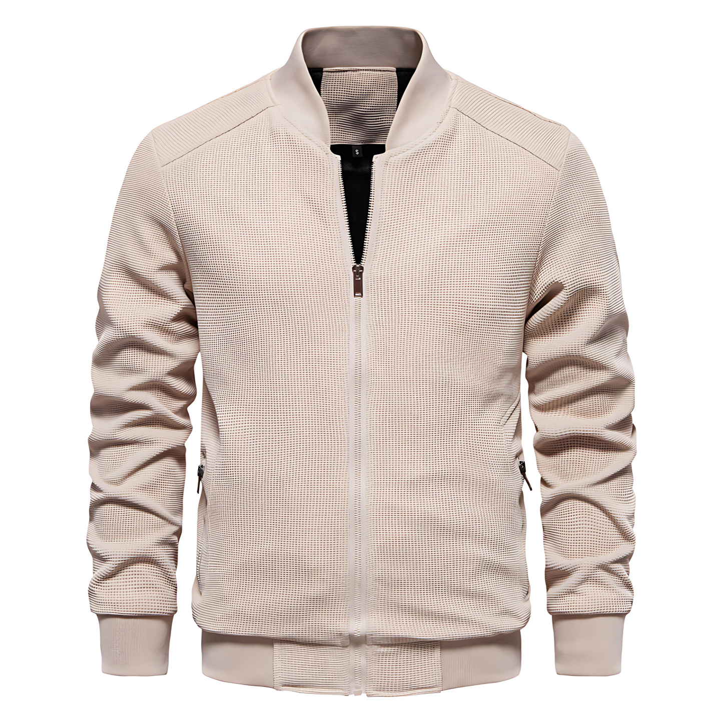 Men's Fashionable Quilted Bomber Jacket - OutfitLondon