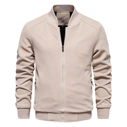 Men's Fashionable Quilted Bomber Jacket - OutfitLondon