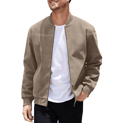Fashionable Zip Up Jacket with Side Pockets - OutfitLondon