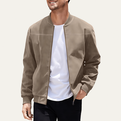 Casual Mens Bomber Jacket Regular Fit - OutfitLondon