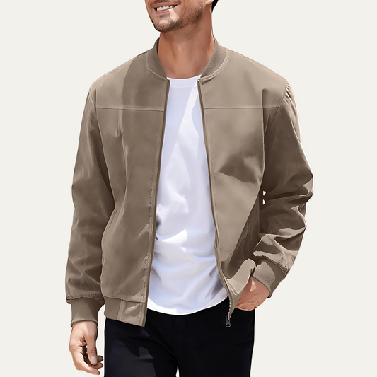Casual Mens Bomber Jacket Regular Fit - OutfitLondon