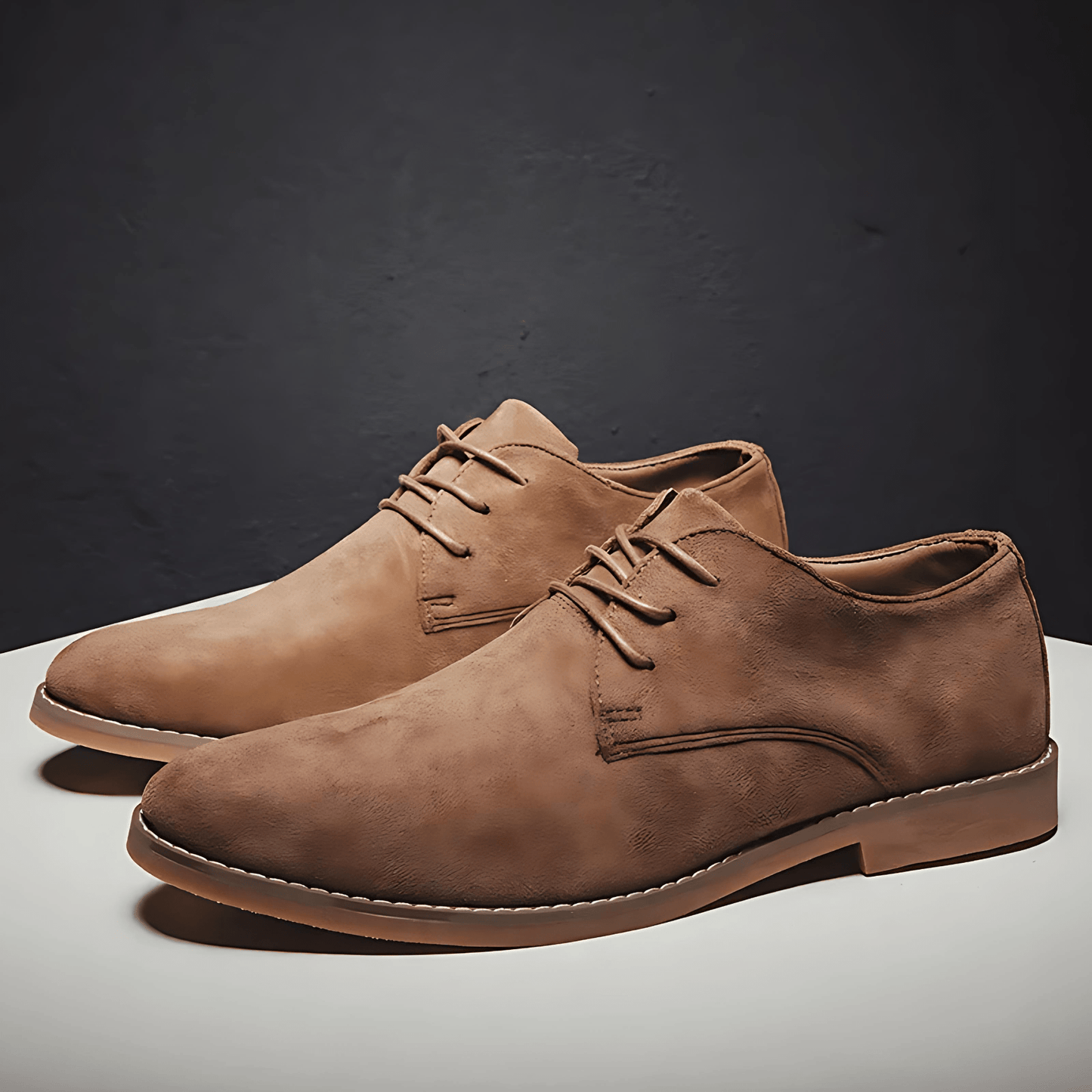 Luxury Suede Tie Oxford Shoes - OutfitLondon