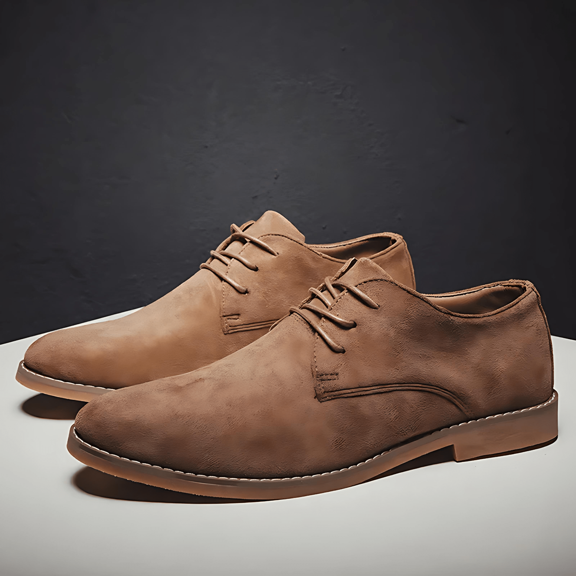 Luxury Suede Tie Oxford Shoes - OutfitLondon