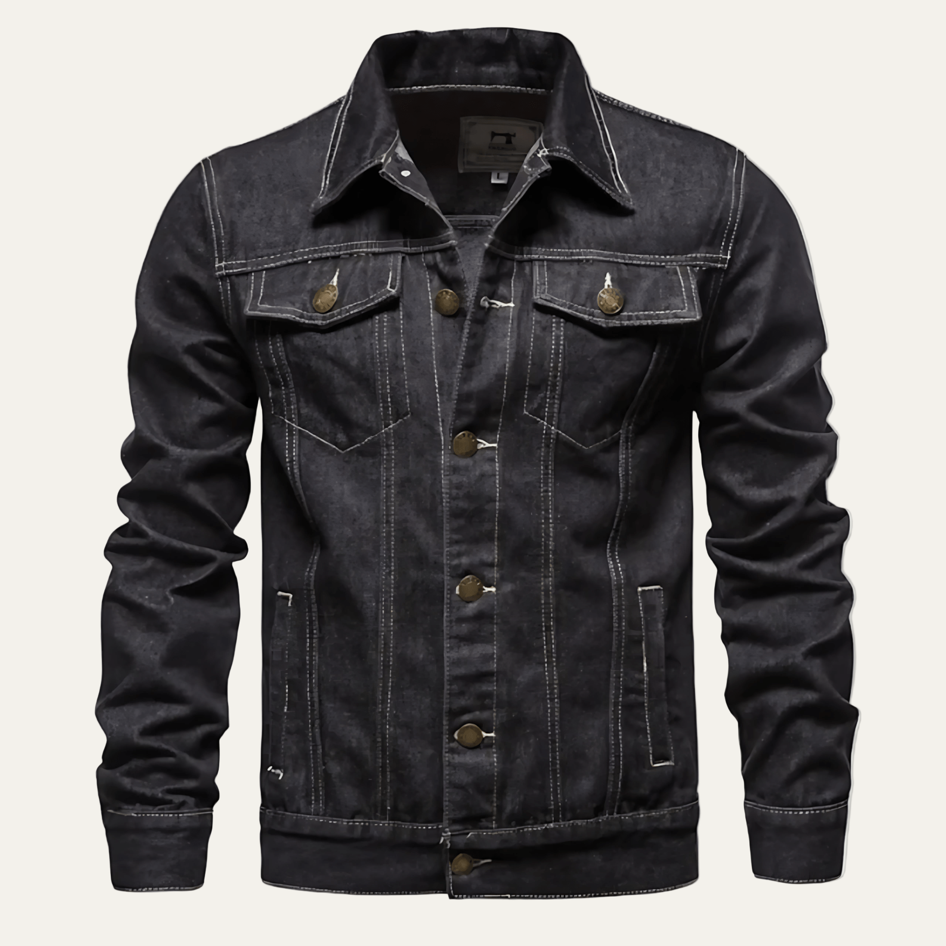 Men's Slim Fit Blue Jeans Jacket - OutfitLondon