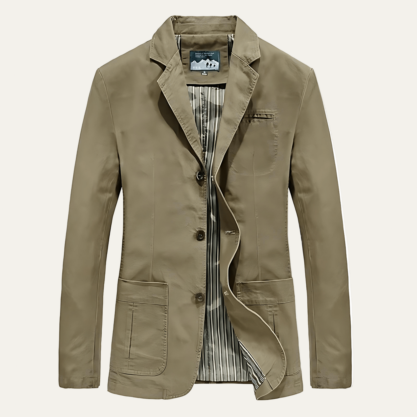 Classic Fit Three Button Trench Coat - OutfitLondon