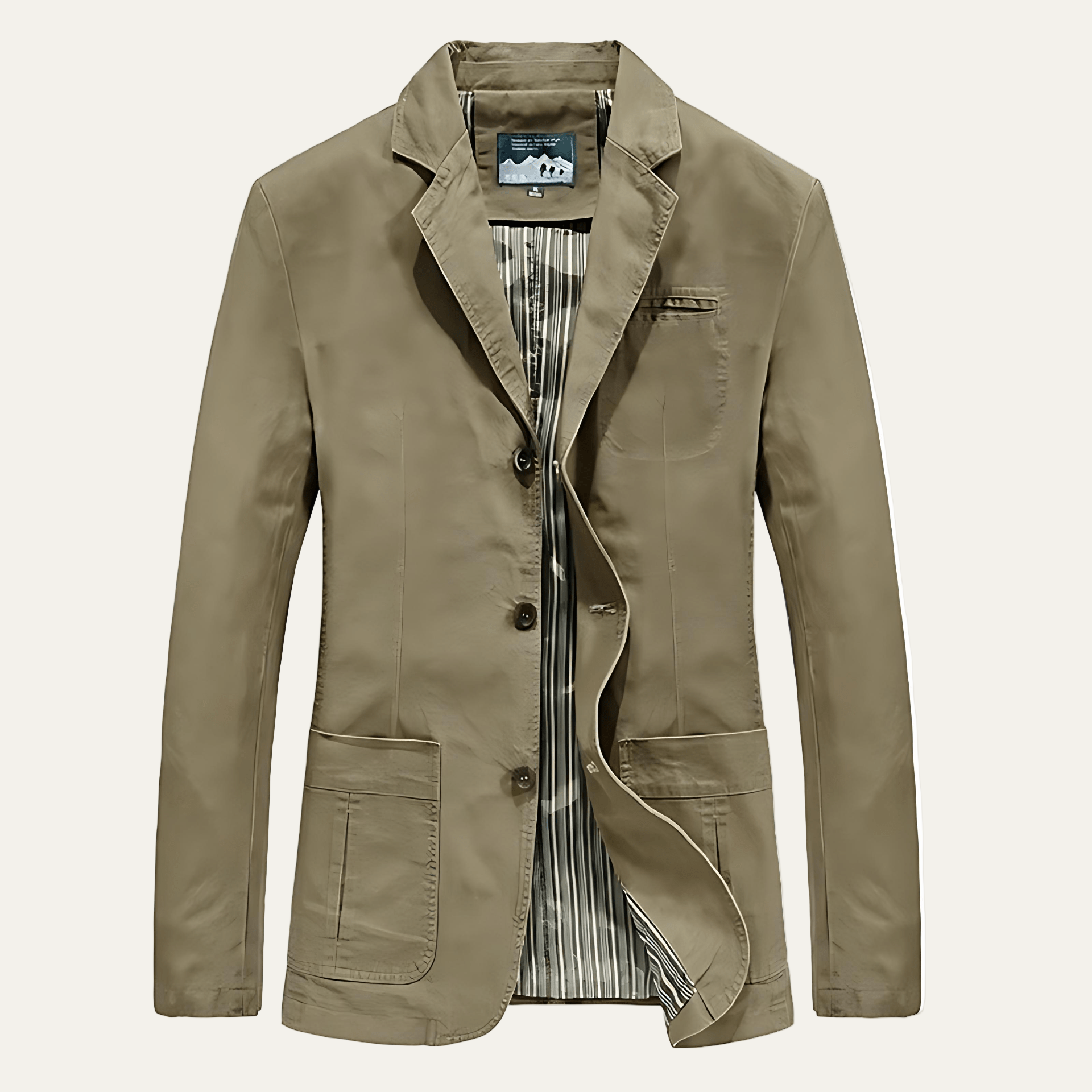 Classic Fit Three Button Trench Coat - OutfitLondon