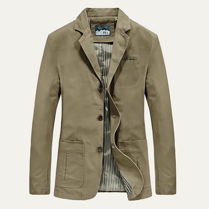 Classic Fit Three Button Trench Coat - OutfitLondon