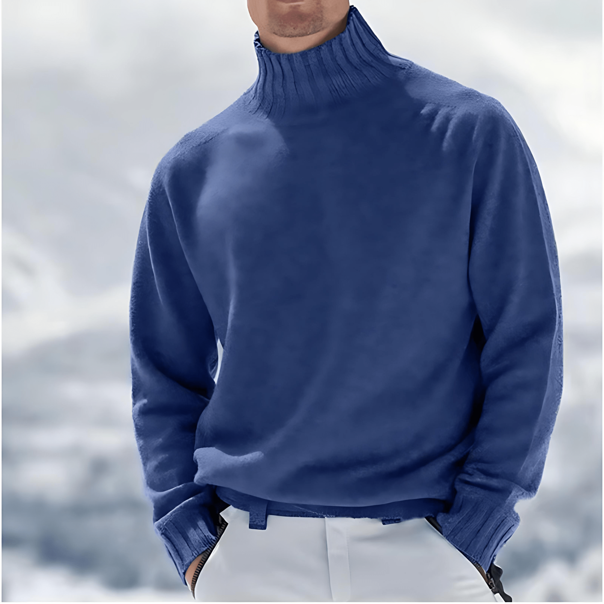 Soft Crew Neck Wool Sweater - OutfitLondon