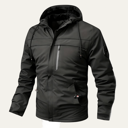 Waterproof Men's Outdoor Hooded Jacket - OutfitLondon