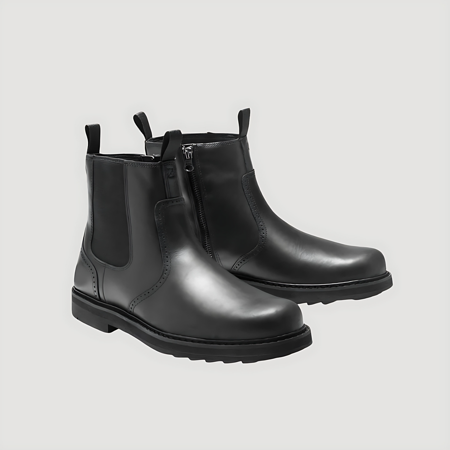 Waterproof Leather Chelsea Boot Ankle Boots - OutfitLondon