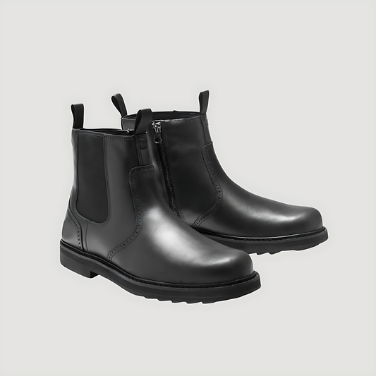 Waterproof Leather Chelsea Boot Ankle Boots - OutfitLondon