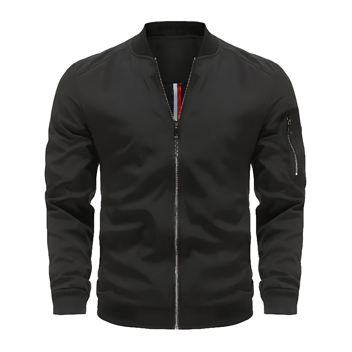 Warm Waterproof Zip Up Bomber Jacket - OutfitLondon